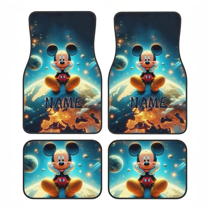 Non-slip universal car floor mats, heavy-duty, easy clean. Durable interior protection.
