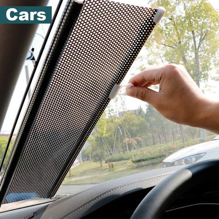 Stylish roller blind providing optimal sun blocking and heat control.