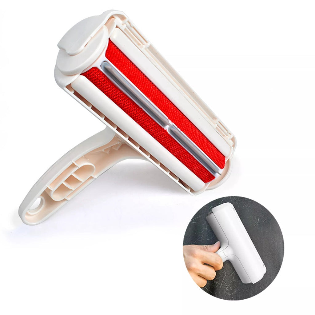 Durable pet hair remover, a reusable alternative to lint rollers for efficient fur removal.