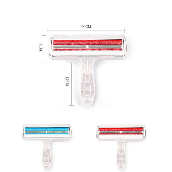 Grooming tool for home cleaning: pet hair remover for dog & cat fur on couches & garments.