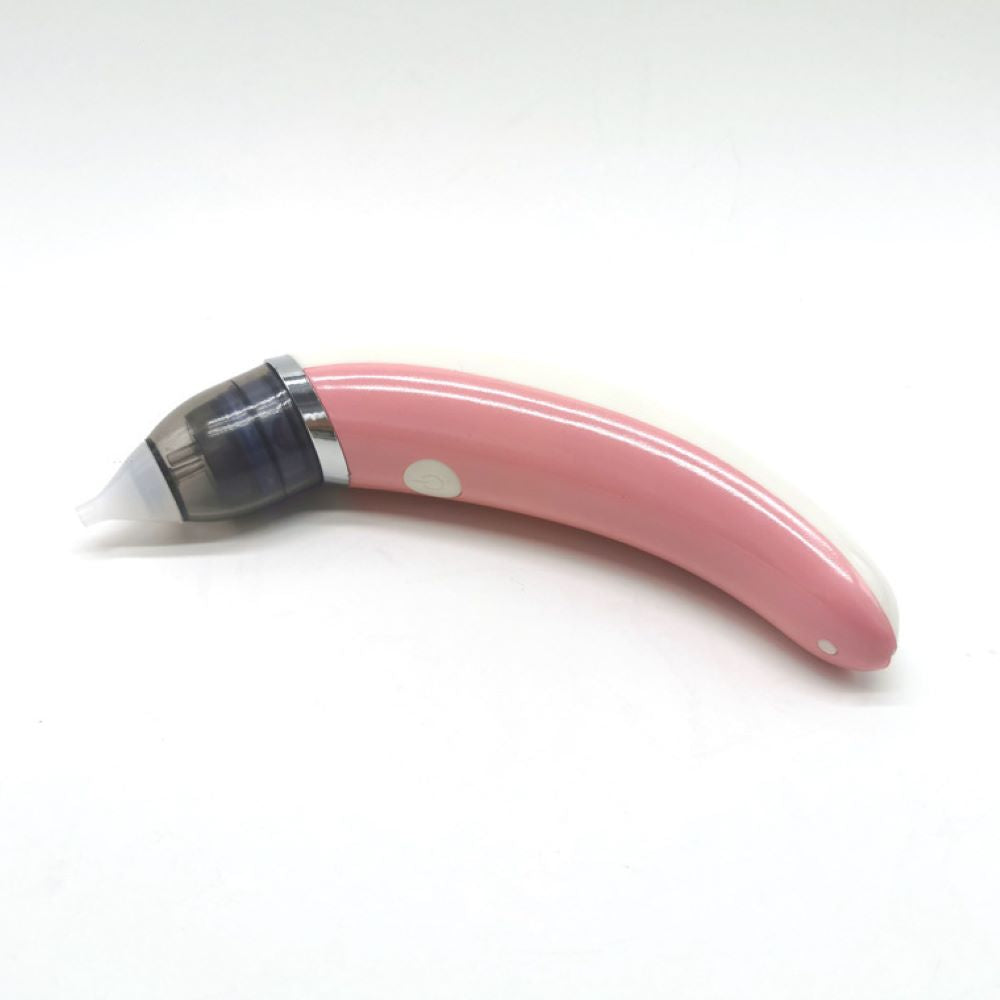 Baby hygiene tool: electric nasal aspirator for quick stuffy nose solution.