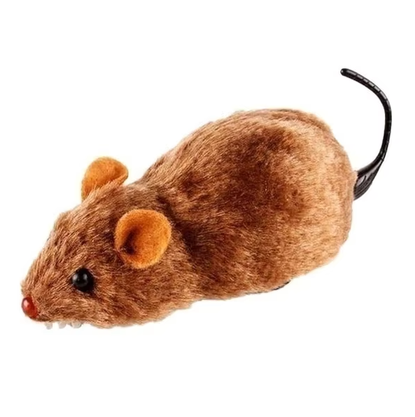 Entertaining electric mouse toy for cats, designed for indoor fun and engagement.