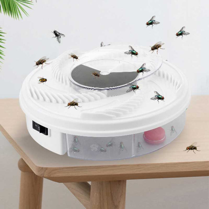 Electric Fly Catcher USB insect trap for indoor home use, chemical-free pest control for fruit flies & gnats.