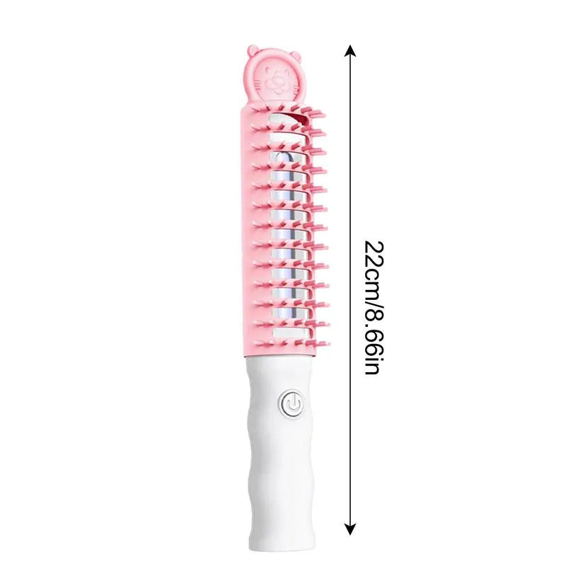 Pet grooming brush, electric & heated, for dogs & cats. Detangles fur, reduces shedding, promotes a healthy coat.