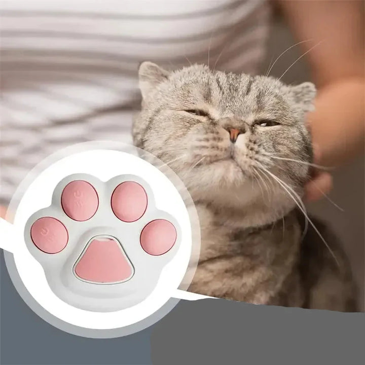 Rechargeable electric pet grooming brush with spray function for dogs & cats. Gentle pet care.