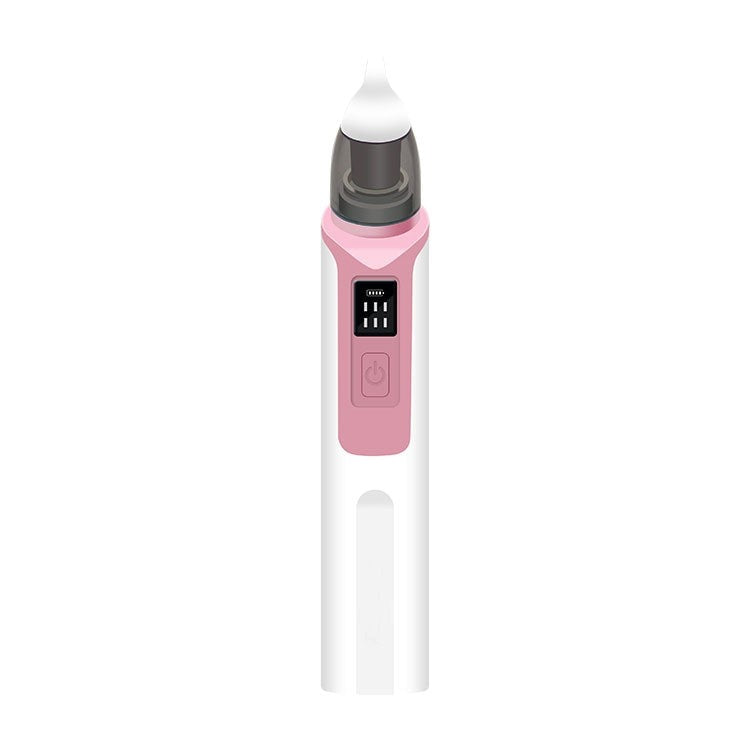 Electric rechargeable baby nasal aspirator for gentle congestion relief.