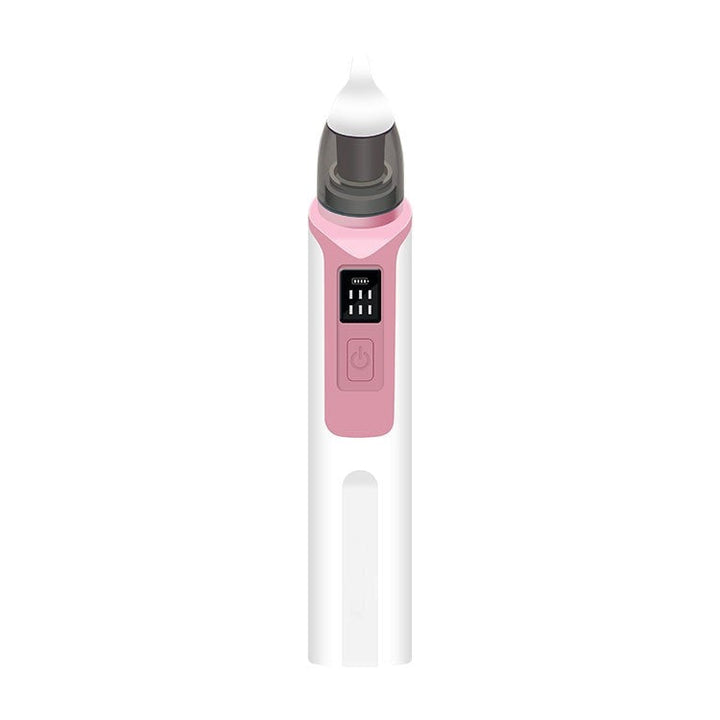 Electric rechargeable baby nasal aspirator for gentle congestion relief.