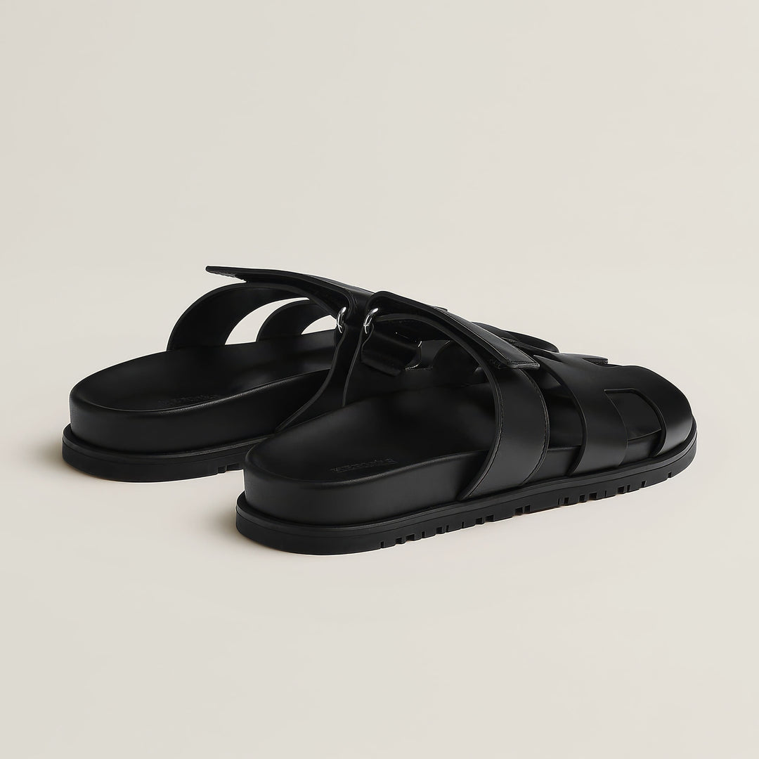 Chic strappy sandals made from high-quality leather, designed for all-day comfort.