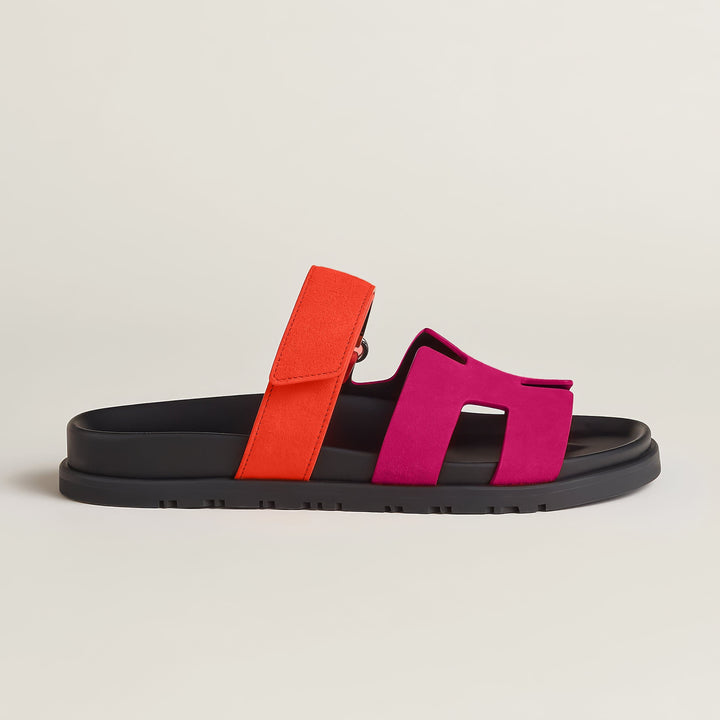 Women's summer footwear: chic and comfortable adjustable leather strap sandals.