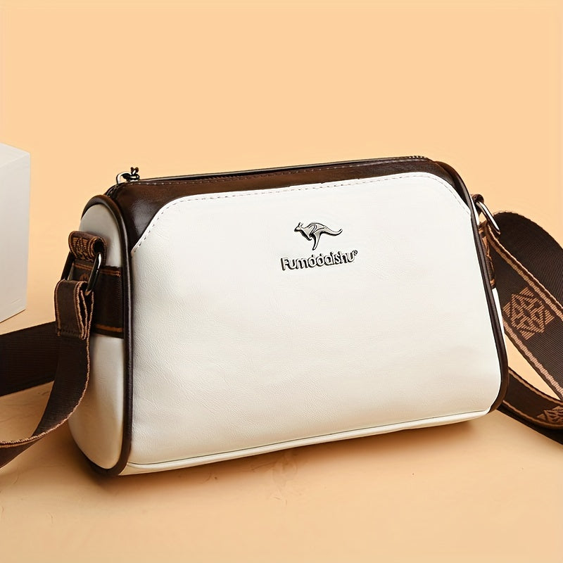 Elegant green women's shoulder bag with organized interior & adjustable strap. A chic & practical fashion accessory.