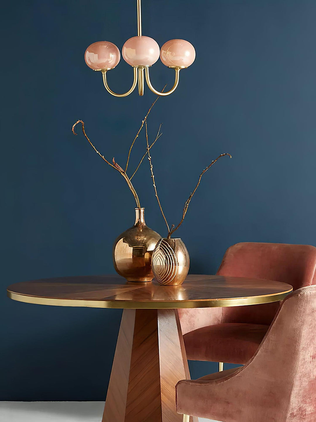 Elegant silver-finish circular ceiling light, a sleek design for dining areas.