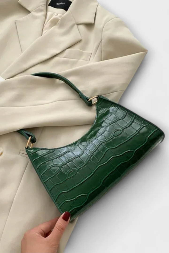 Elegant classic textured shoulder bag for women, perfect for daily use & fashion.