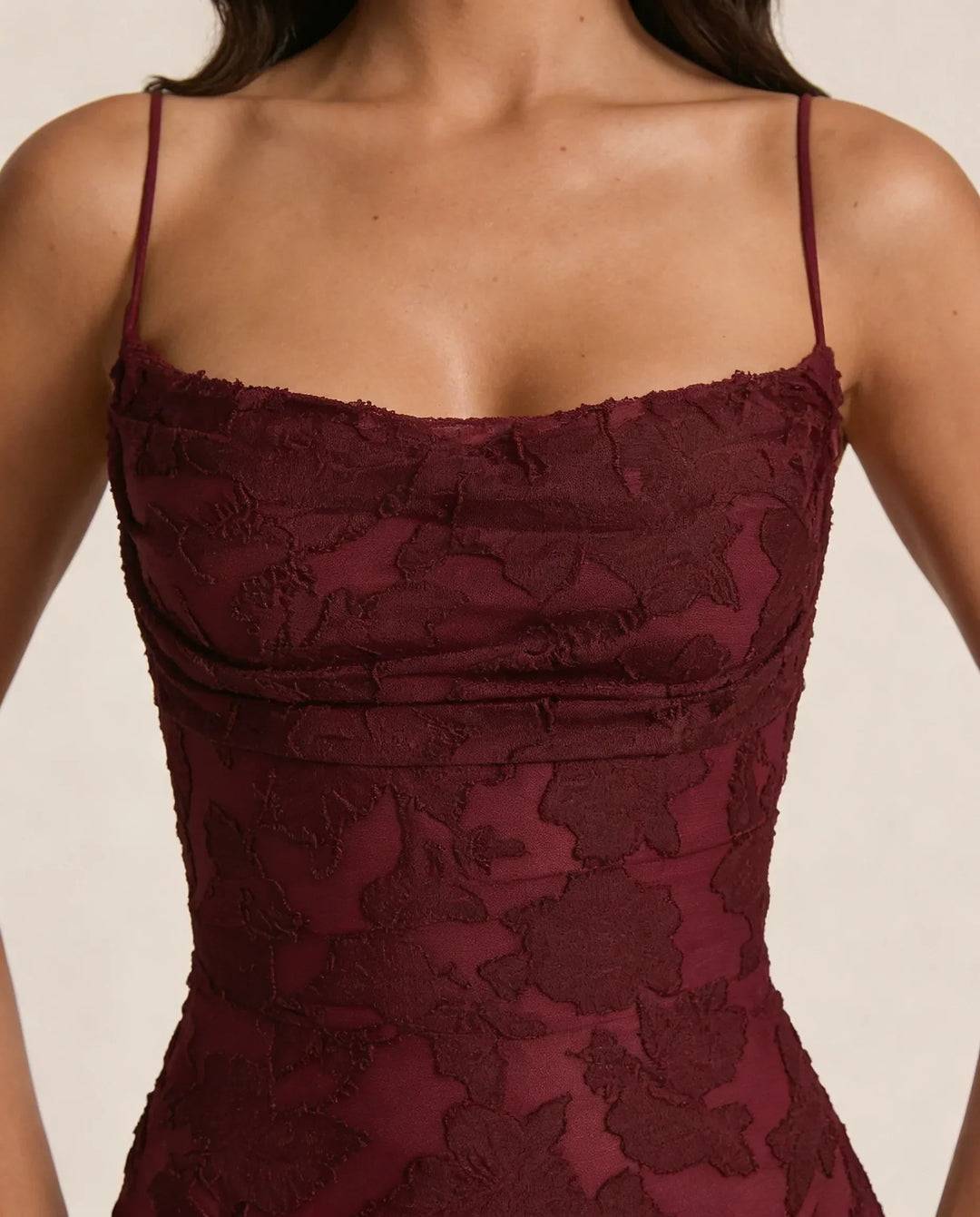 Romantic floral occasion dress, a long maxi style for women, perfect for spring events.