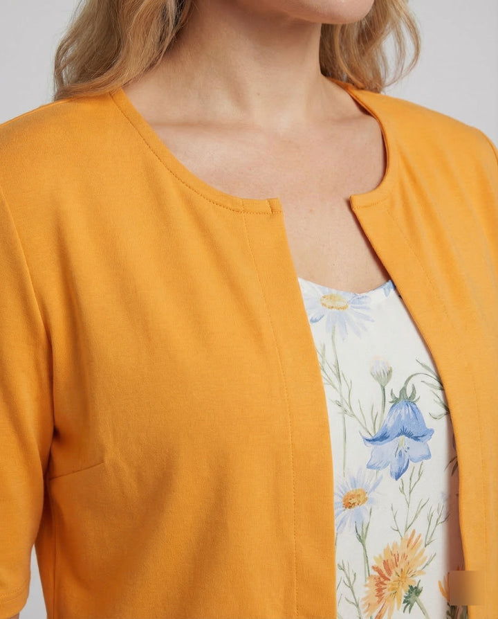 Amelie Amsterdam elegant floral crop top and skirt set, a must-have summer dress.