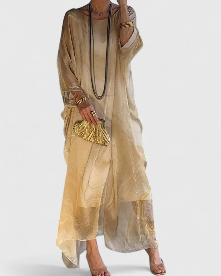 Gorgeous women's elegant maxi dress, a perfect wedding guest outfit or party dress. Comfortable & stylish.