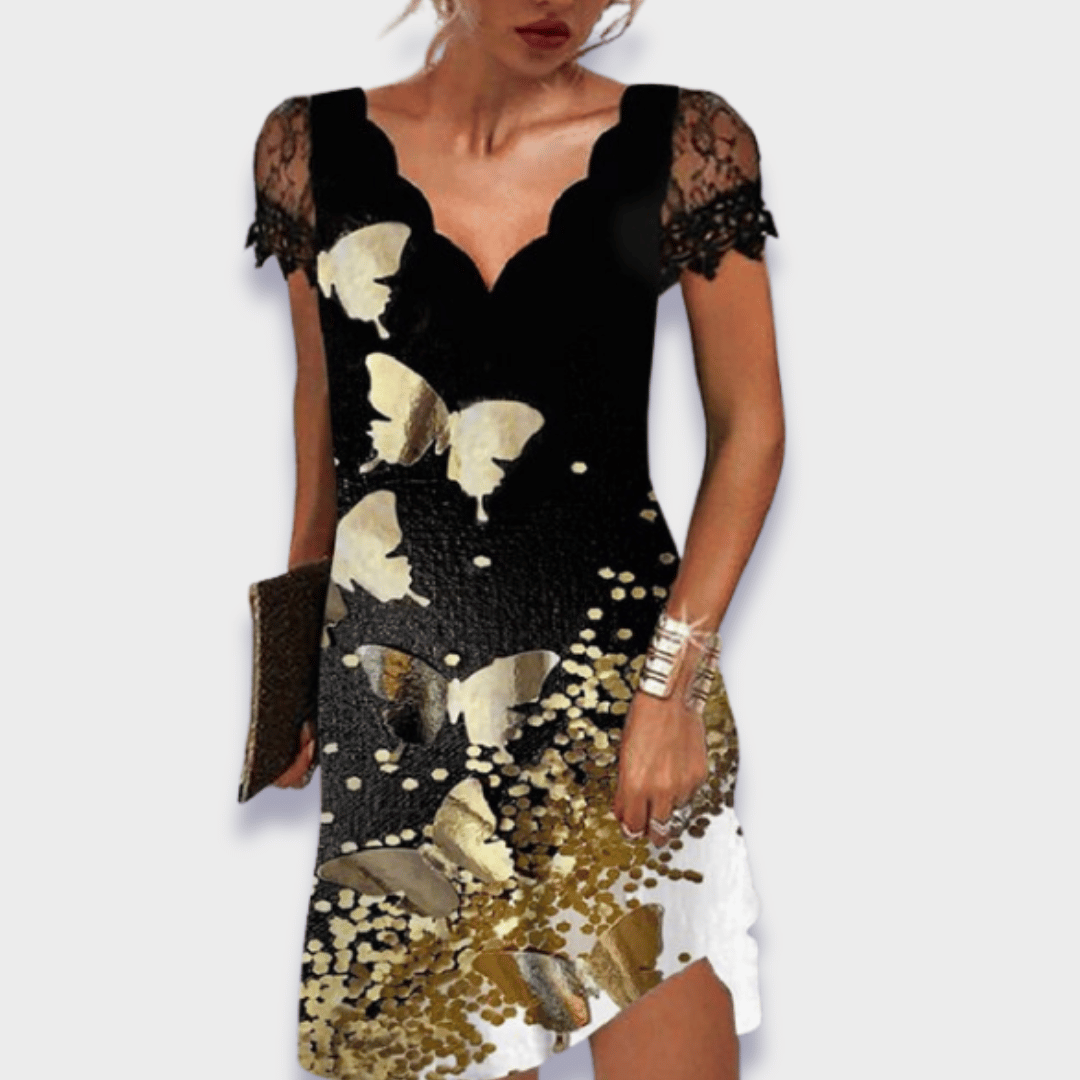 Sophisticated yet comfortable flowy maxi dress for women. Elegant for parties or relaxed day wear.