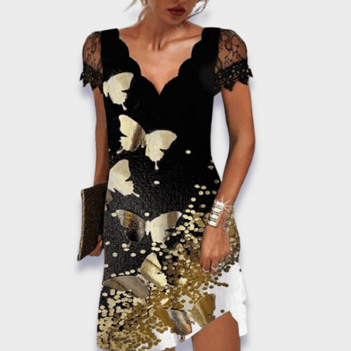 Sophisticated yet comfortable flowy maxi dress for women. Elegant for parties or relaxed day wear.
