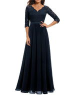 Navy Blue Quarter Sleeve