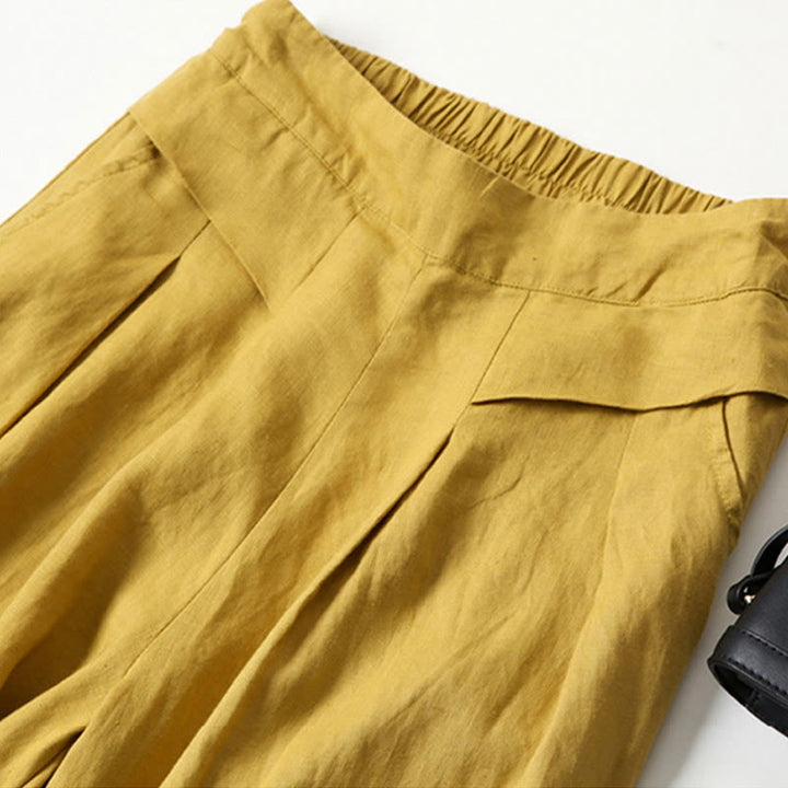 Comfortable women's wide-leg dress pants with high-waist design, ideal for chic outfits.