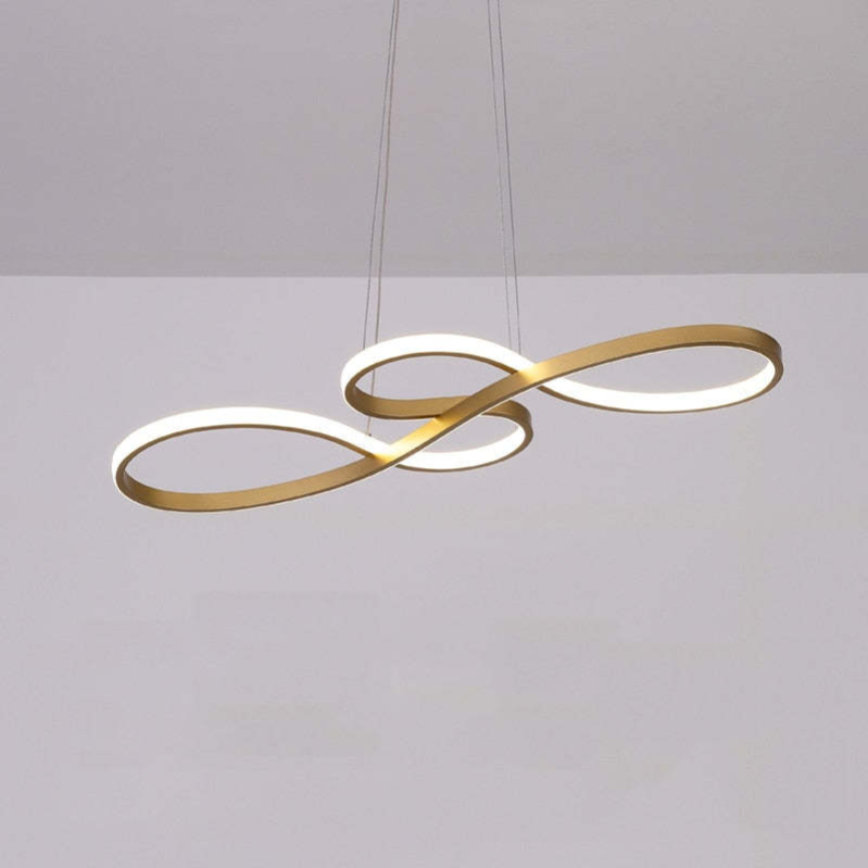 Unique LED musical notes pendant lamp, contemporary ceiling fixture bringing designer lighting to homes.