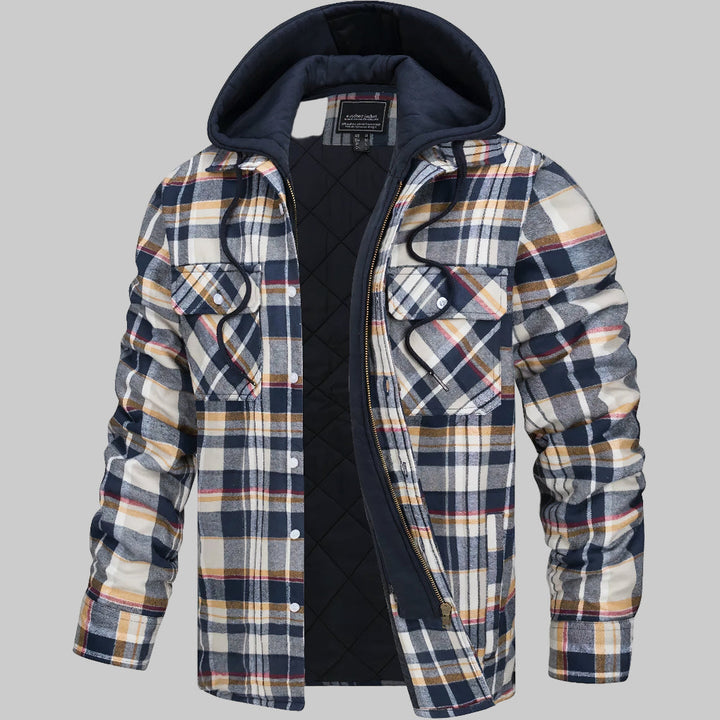 Elegant men's autumn jacket, versatile for casual or smart fall fashion. Perfect lightweight outerwear.