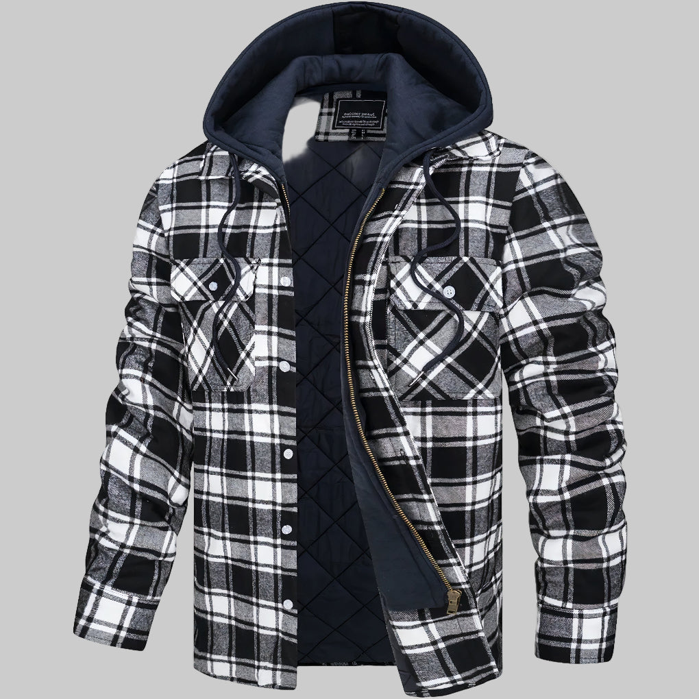 Men's elegant regular fit zipper jacket, ideal lightweight outerwear for comfortable autumn fashion.