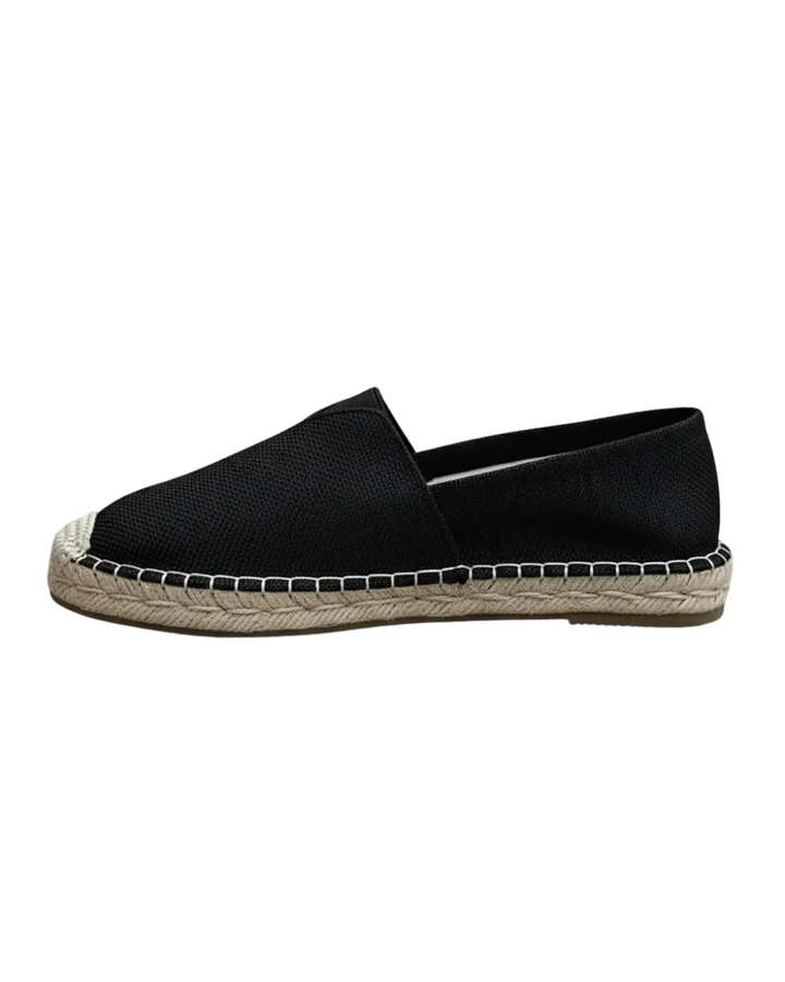 Elegant men's slip-on espadrilles for stylish summer casual wear & vacation comfort.