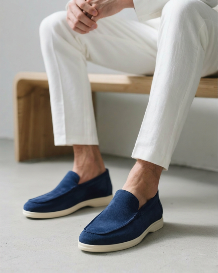 Smart casual men's slip-on loafers, perfect for summer days.
