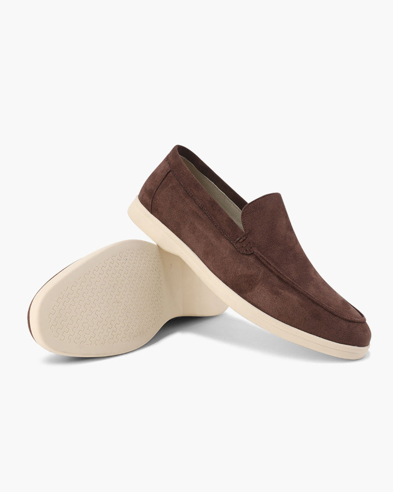 Elegant men's casual loafers, modern slip-on footwear for daily style.