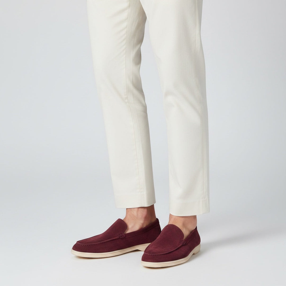Men's premium slip-on loafers, blending smart casual style with ultimate comfort for hot summer days.
