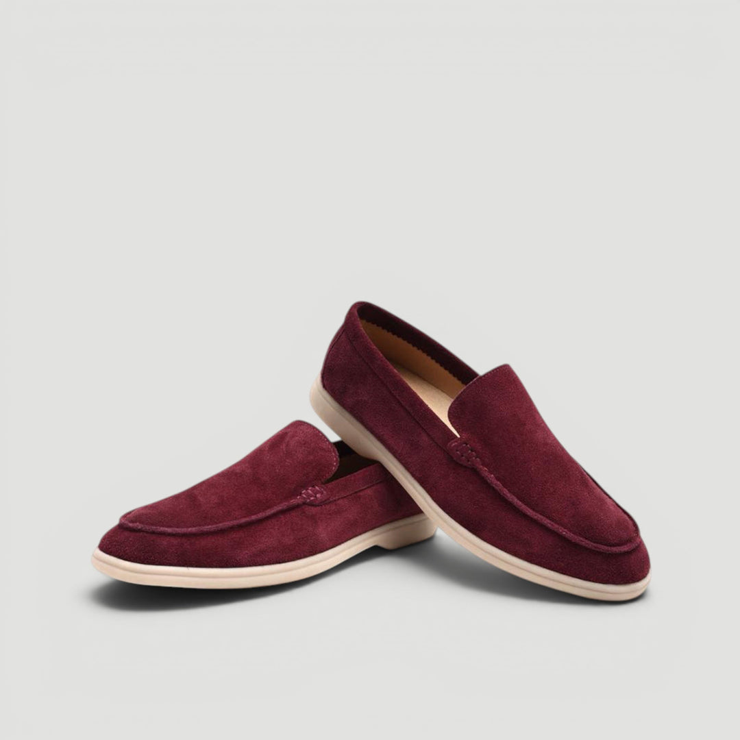 A pair of smart casual men's loafers, perfect for effortless slip-on wear & refined summer footwear.