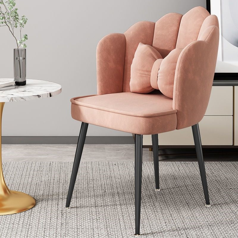 Comfortable elegant chair with gold legs, perfect for modern home interiors.