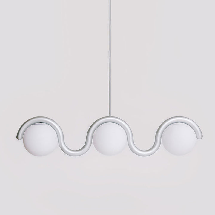 Modern linear ceiling light, black metal, living.