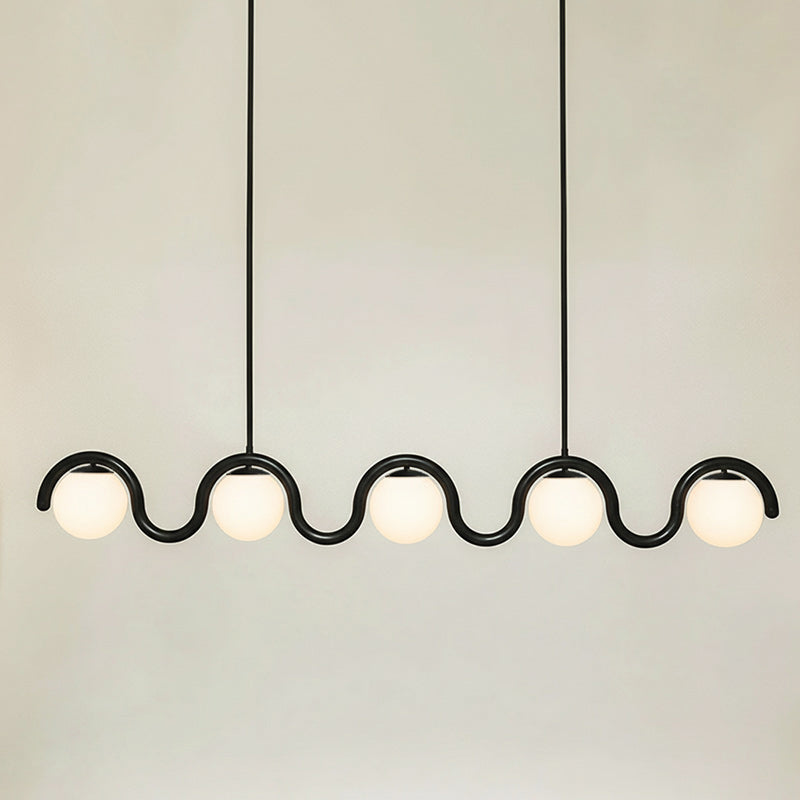 Modern linear ceiling light, elegant design.