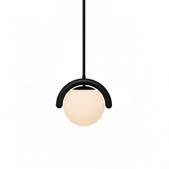 Designer linear light, sleek glass elements.