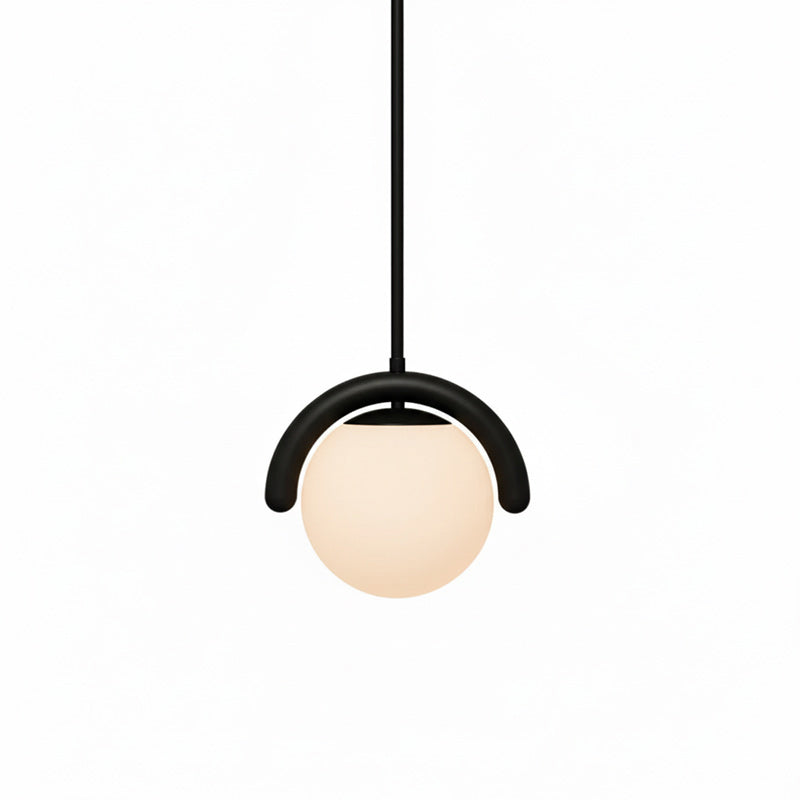 Rectangular linear pendant, modern dining table.