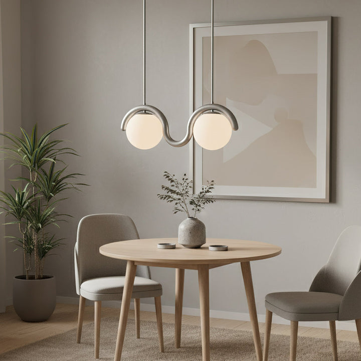 Elegant modern linear fixture, black metal finish.