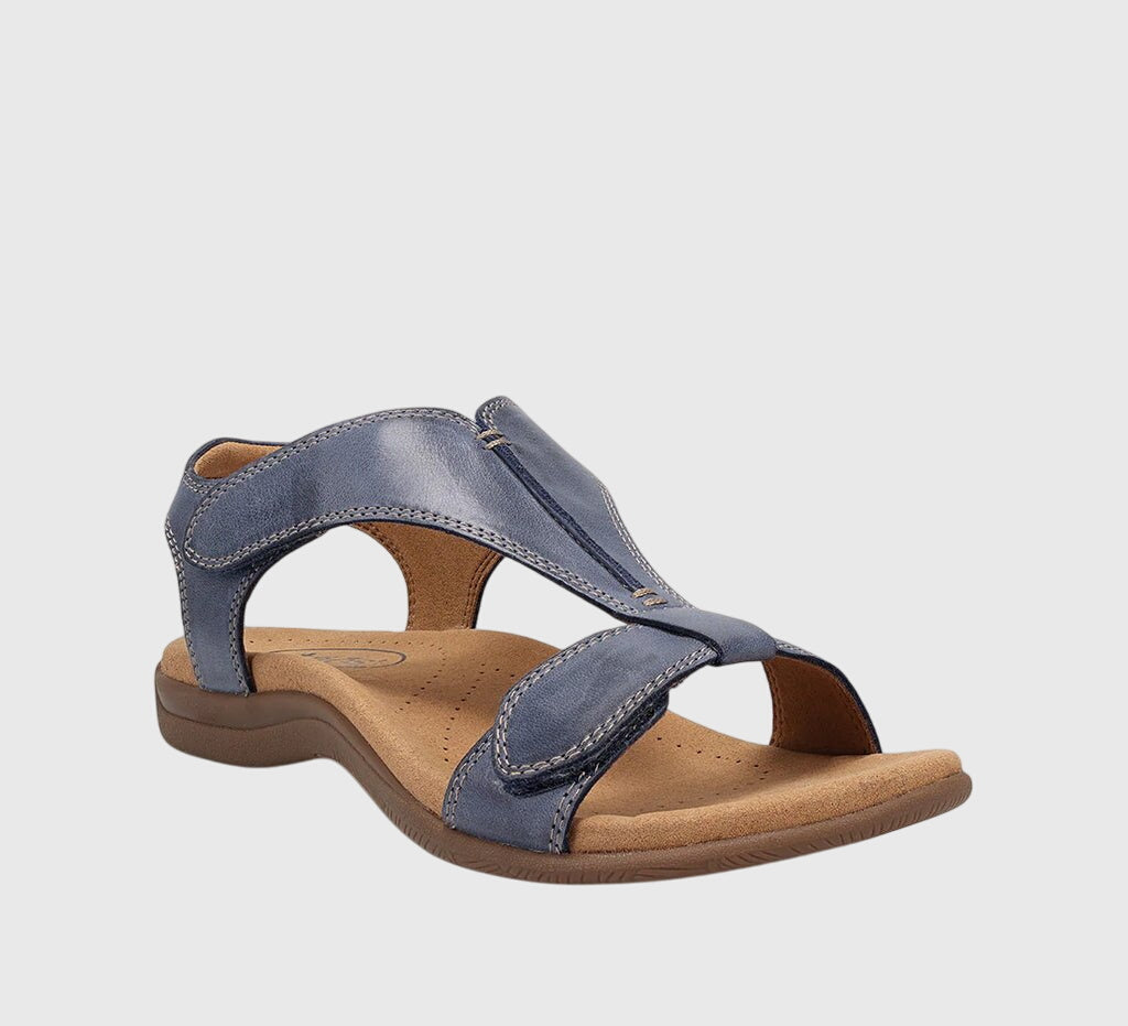 Comfort footwear: elegant women's sandals with adjustable fit & arch support for spring fashion.