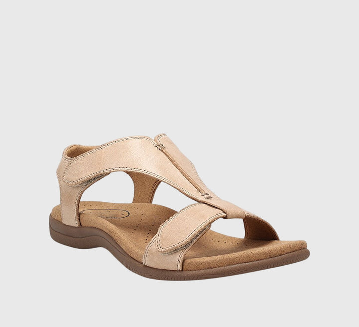 Women's elegant orthopedic sandals: comfort, arch support & adjustable straps for summer fashion.