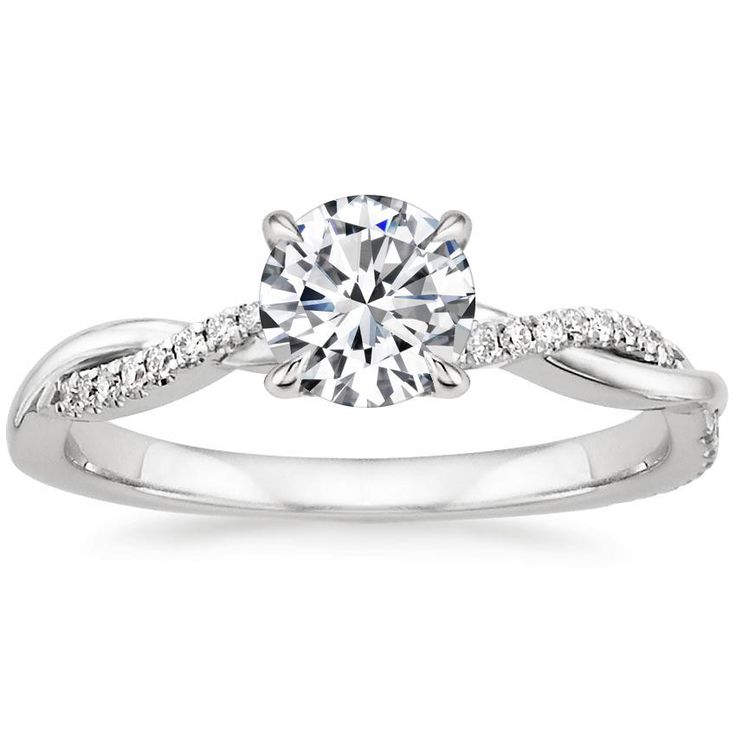 Close-up of a beautiful white gold unique ring, showcasing intricate design details.