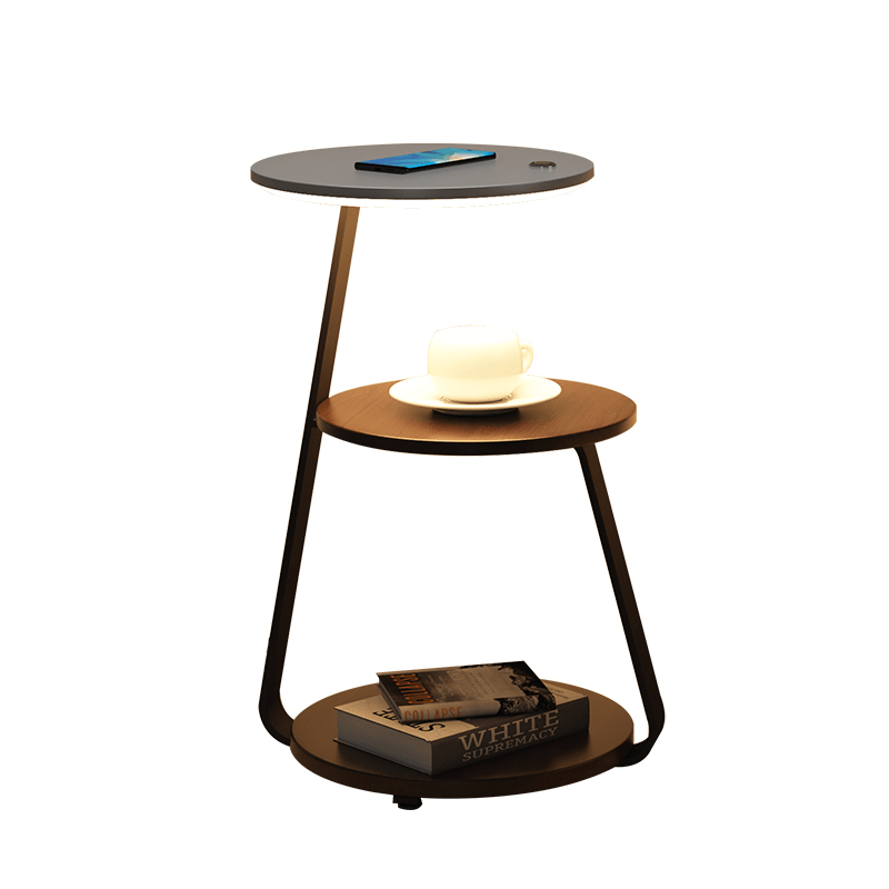 Luxurious side table for modern homes, featuring dual-level storage and elegant aesthetics.