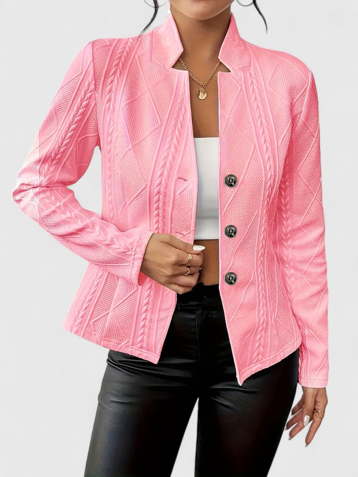 Sophisticated women's elegant tailored jacket, ideal for formal wear and everyday chic outfits.