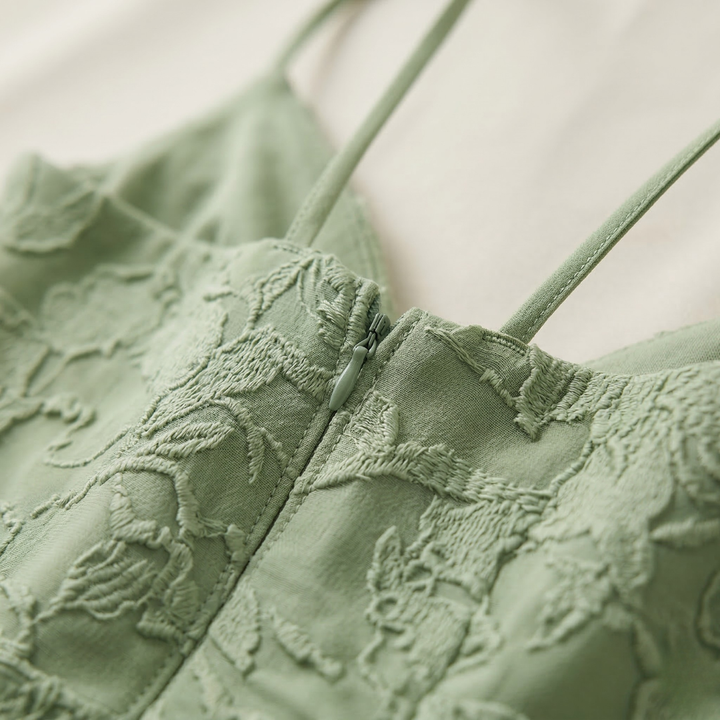 Women's formal evening gown featuring a flattering a-line silhouette.