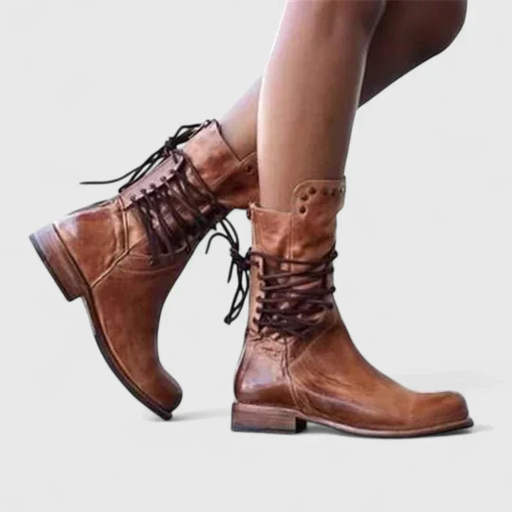 Fashionable women's comfort ankle boots, featuring an elegant design and slip-resistant sole for everyday style.