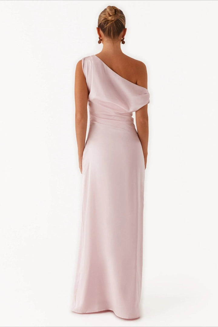 Sophisticated sheath dress, women's elegant floor-length design