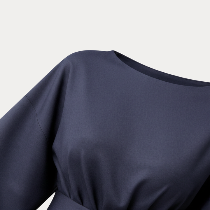 Flowy sleeve midi dress, perfect for summer evenings