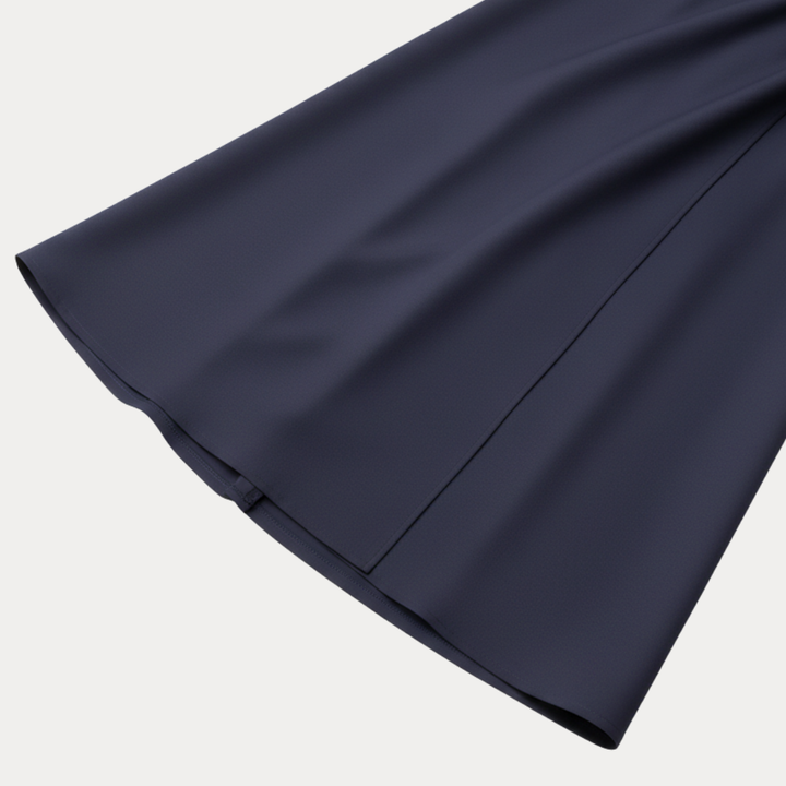 Elegant occasion dress: midi length with a flattering wrap design