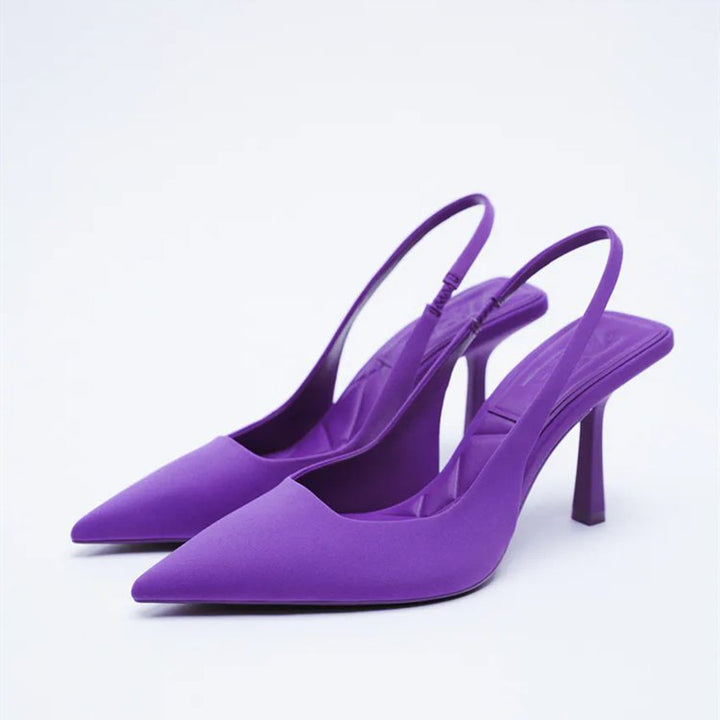 Comfortable elegant heels: women's slingback pumps in a timeless design, perfect for sophisticated style and wear.