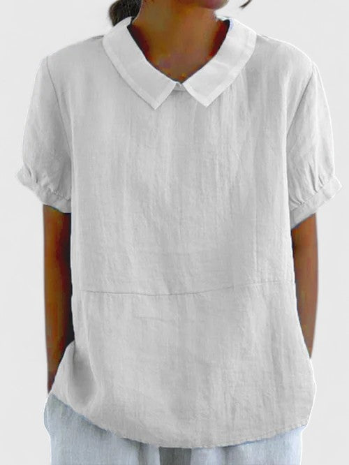 Refined Women's Button-Down Shirt, ideal for formal office settings or elegant casual outings.