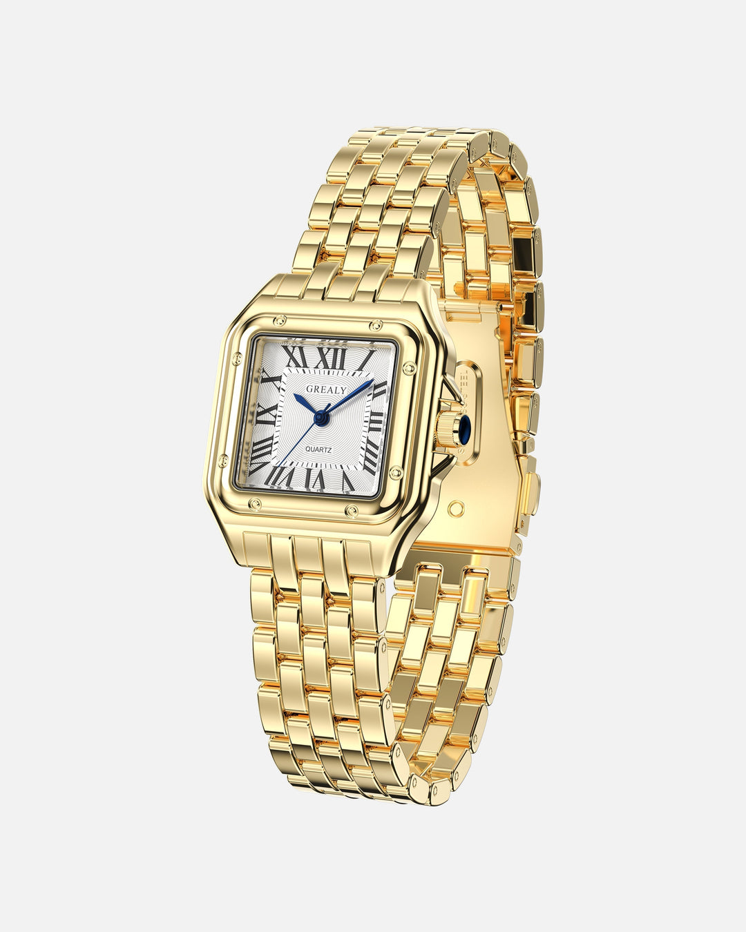 Stylish women's vintage-inspired quartz watch, combining classic design with modern reliability.